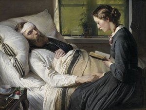 Ranny duński wojownik Ranny duński żołnierz